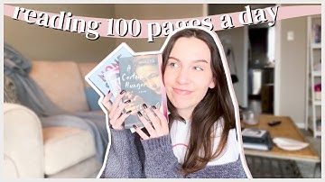reading 100 pages every day for a week