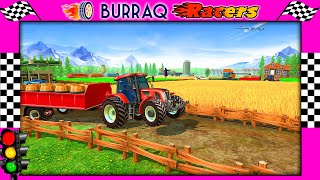 Real Tractor Trolley Farming Simulator Drive Level 1 🚜 ( Wheat Farming In India ) screenshot 2