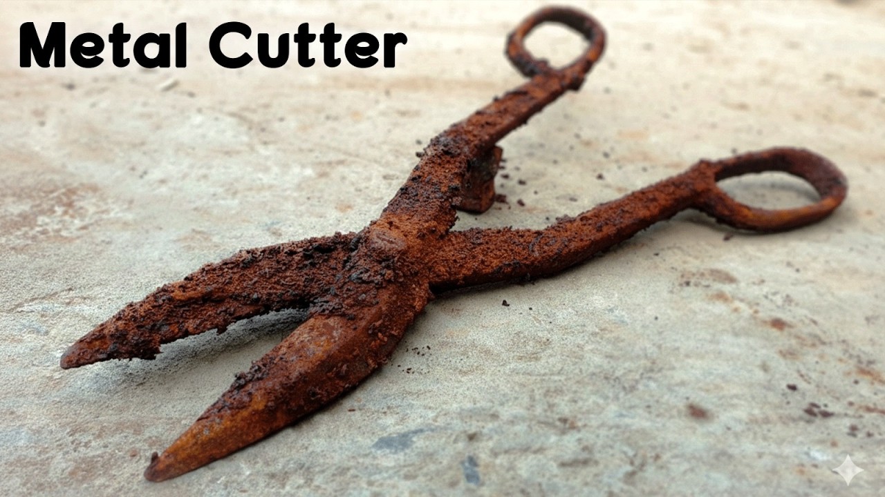 Rusty Metal Cutter Restoration | Satisfying Hand Tool Makeover