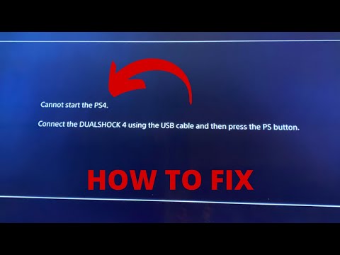 Cannot Start The PS4 - Safe Mode Loop - How To Fix