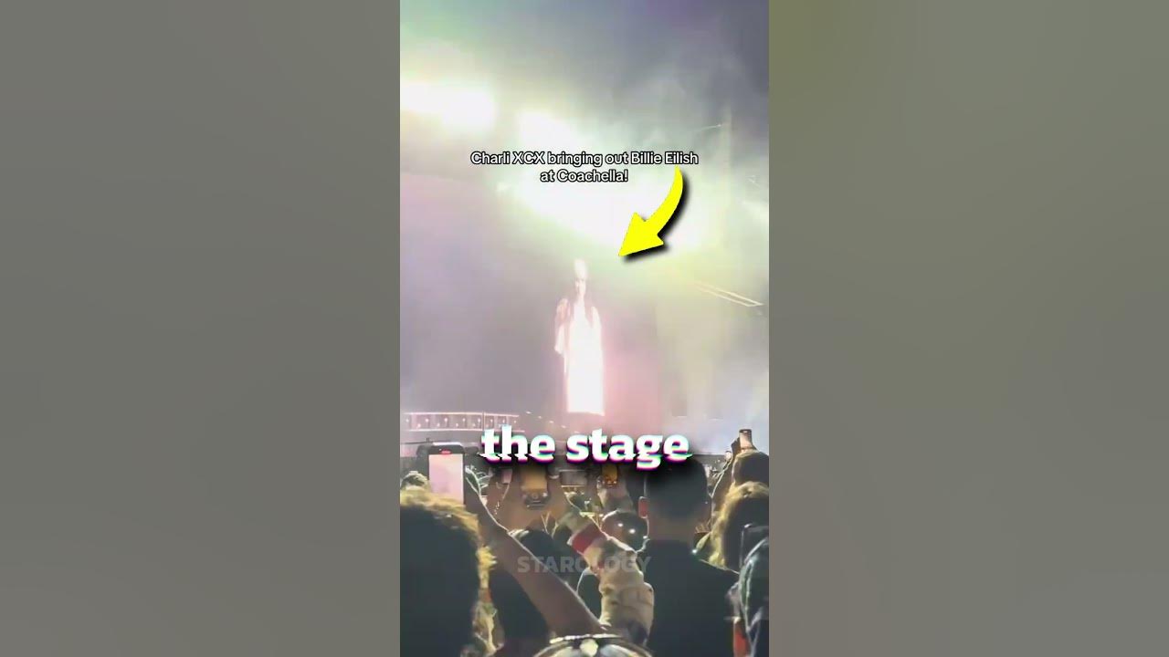 Billie Eilish made the crowd go CRAZY during Charli XCX's Coachella performance!