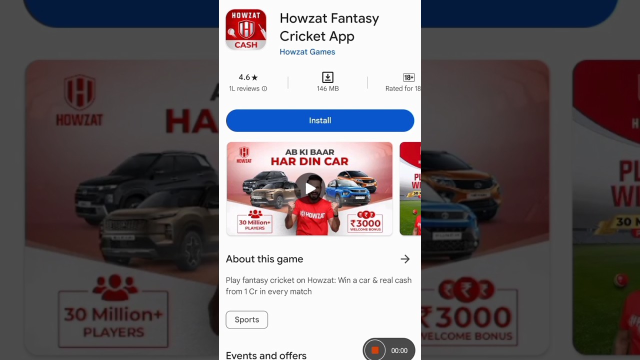 Howzat App | cricket