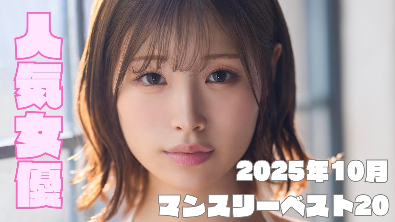 2025年10月 人気女優マンスリーランキングベスト20