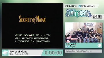 Secret of Mana by StingerPA (RPG Limit Break 2015 Part 32)
