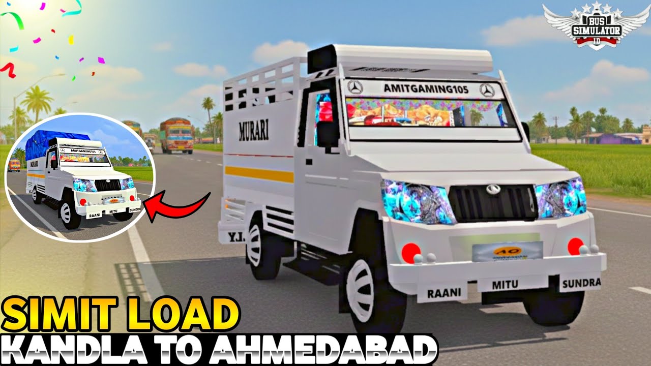 Simit load Kandla to Ahmedabad || bus Indonesia Vlog 