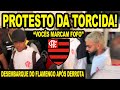 Planto urgente flamengo desembarca no rio de janeiro aps derrota com protestos da torcida e