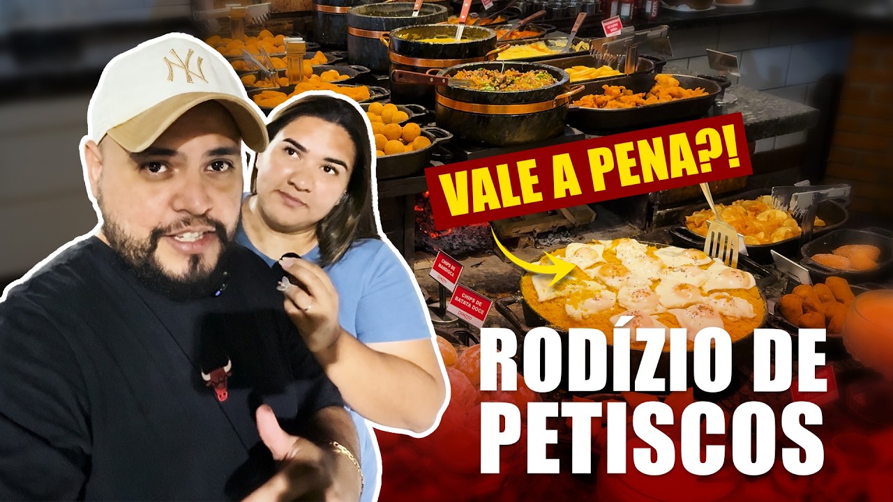 Esse rodízio de petiscos surpreendeu MUITO!😱 ‹ Dois Olhares ›