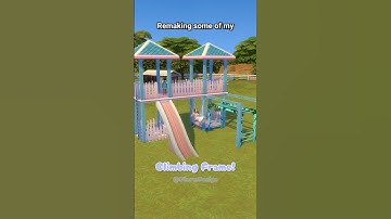 Easy Climbing Frame/Jungle Gym | No CC | Build Tips #sims4 #ad #youtubecreatorcommunity