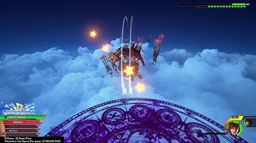 KH3 Remind Armored Xehanort phase 1 (no damage, lvl30 crit, item cancel)
