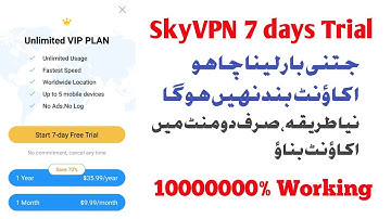 SkyVPN 7 days trial | Create order Fail Solution