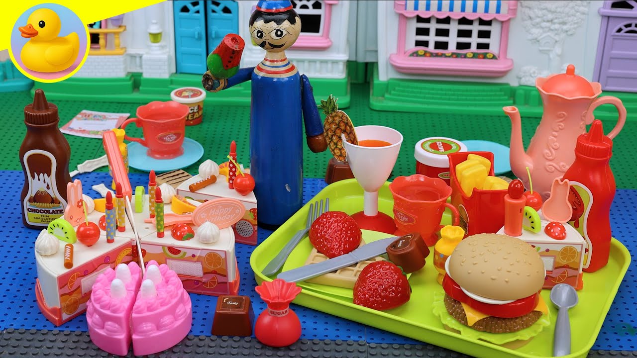 لعبة تورتة وفاست فوود العاب_اطفال_تخيلية