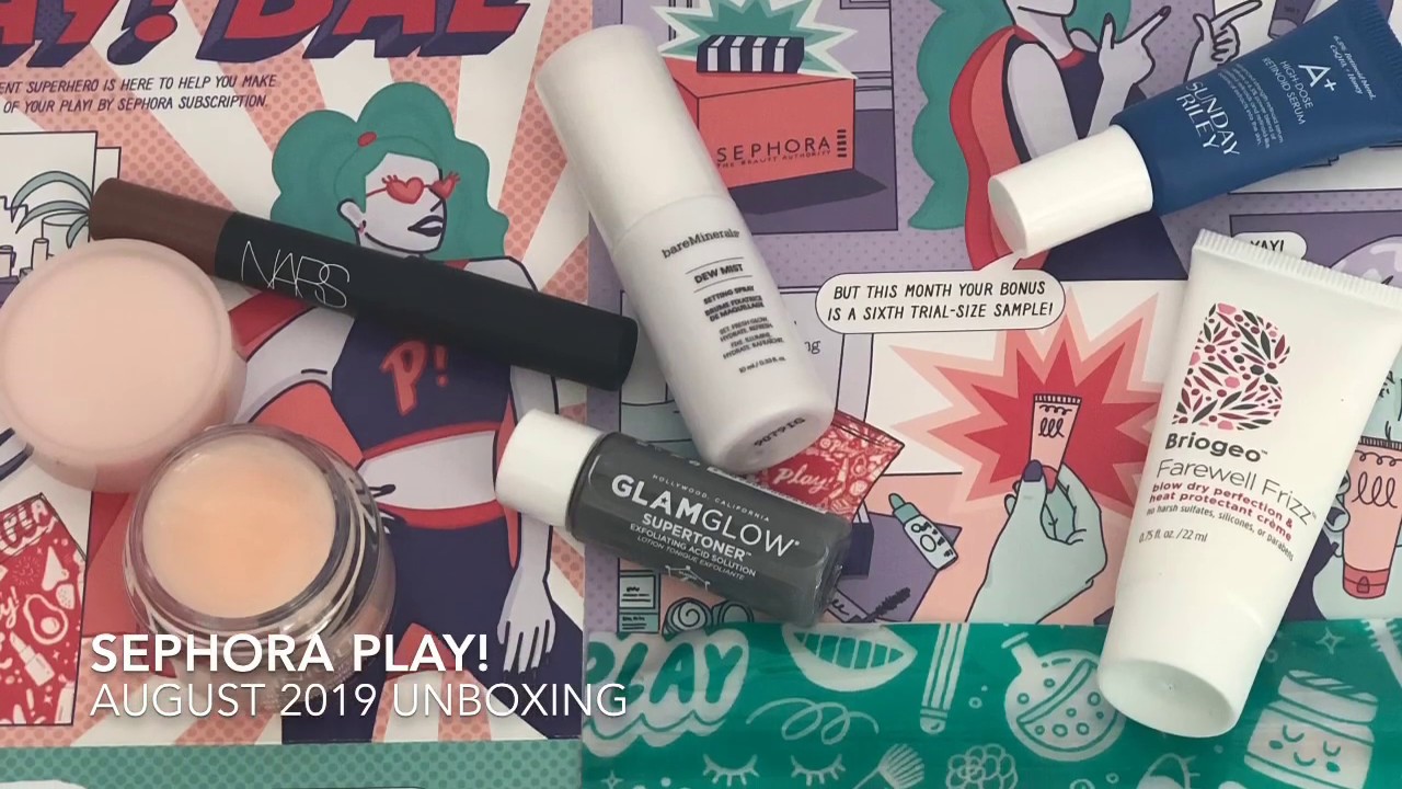 Sephora Play! August 2019 Unboxing