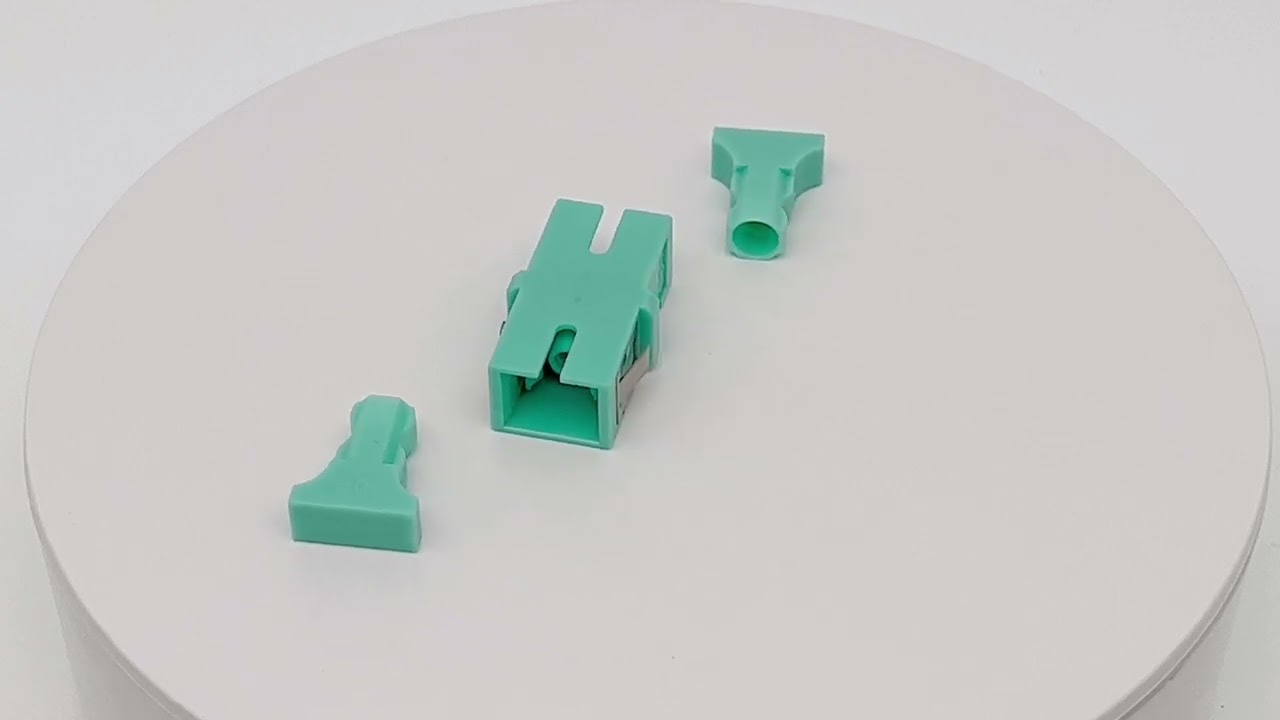 Welded Type SC Simplex Fiber Optic Adaptor Without Flange