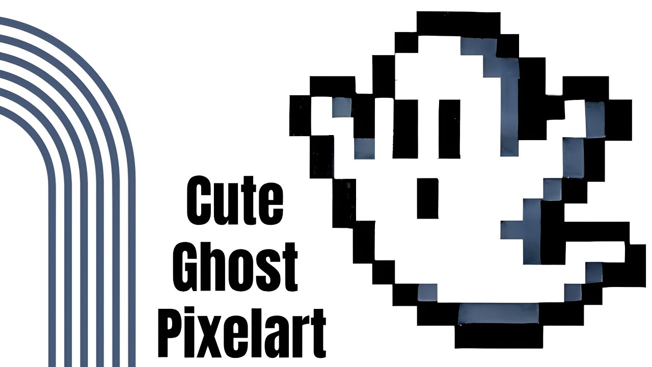 Ghost Pixel Art | Retro Gaming Aesthetic | 8-Bit Spooky Vibes - YouTube