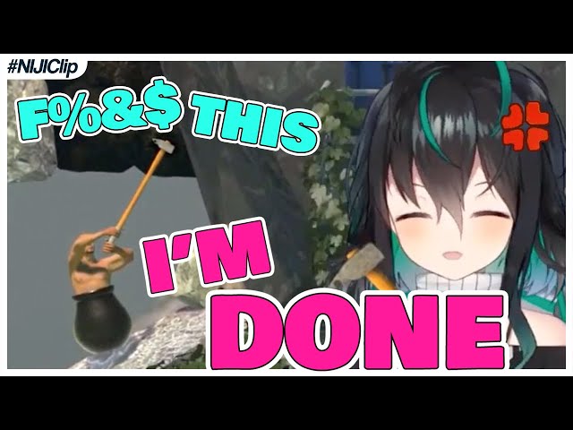 Getting Over It | Rage and Screaming Compilation (VTuber/NIJISANJI Moments) (Eng Sub)のサムネイル