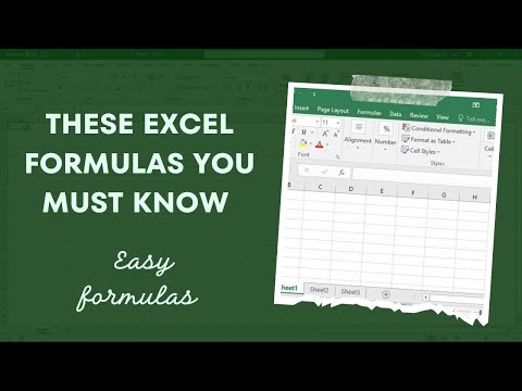 Excel Basic Formulas l COUNT, COUNT A, COUNTBLANK l Easy Explanation