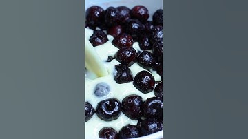 Cherry Clafoutis #clafoutis #shorts