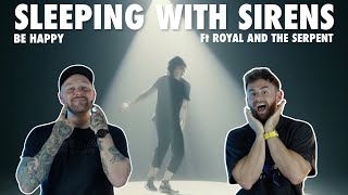 SLEEPING WITH SIRENS “Be Happy” ft Royal & the Serpent | Aussie Metal Heads Reaction