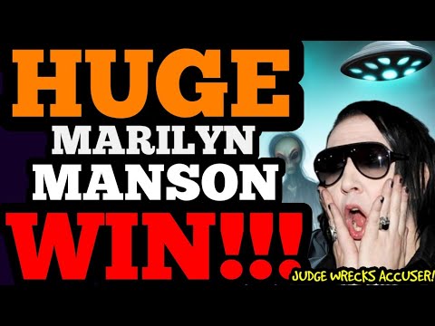 Marilyn Manson WINS BIG as JUDGE PUBLICLY WRECKS lawsuit against him! Funniest OWN EVER!