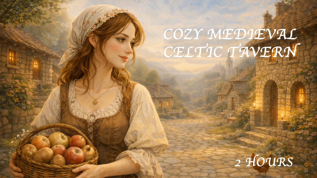 【Medieval Tavern】Cozy Medieval Celtic Tavern (2 Hours)｜作業用BGM