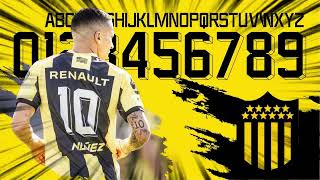 Peñarol - Free font Peñarol 2023  - how to trace a file and picture in corelDraw screenshot 3