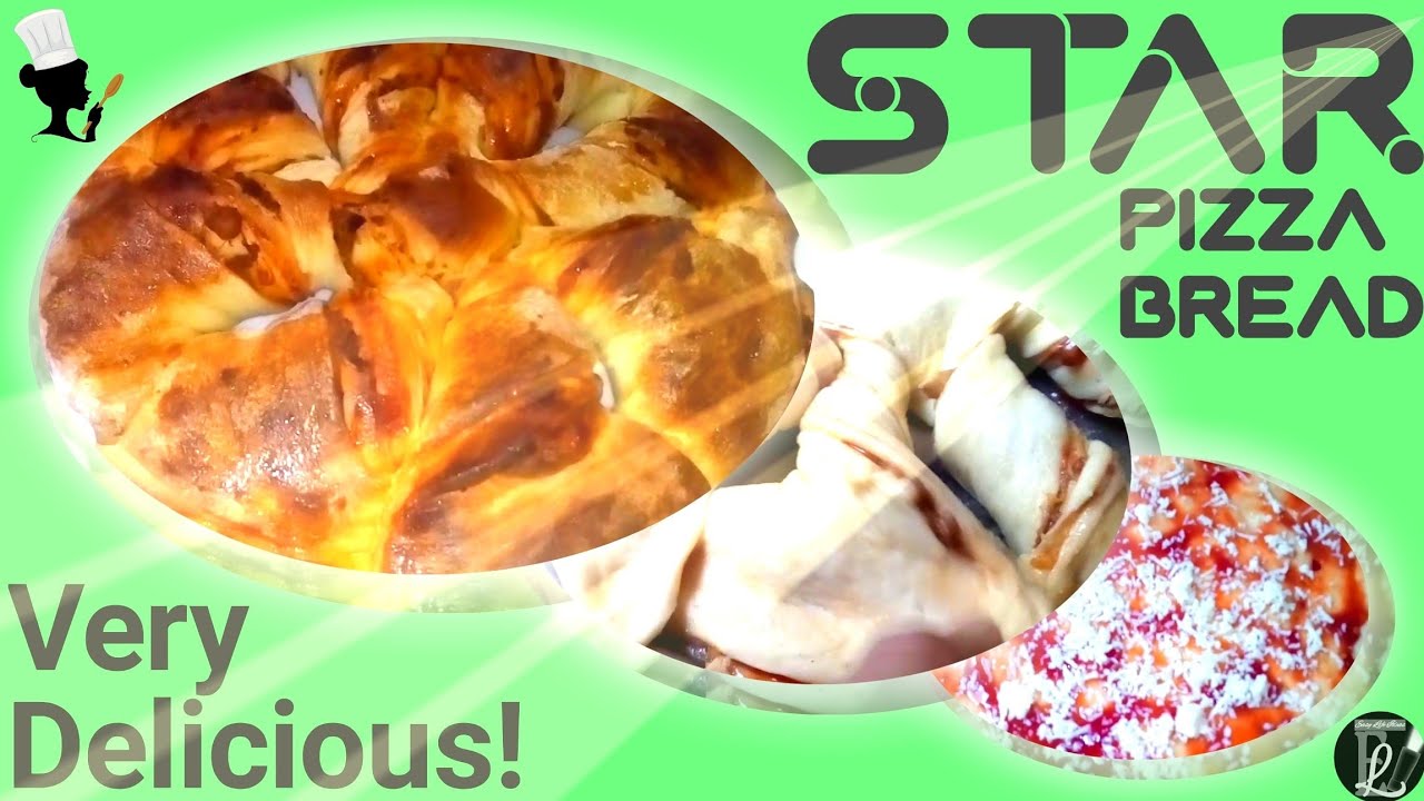 Star pizza bread Pizza bread recipe How to make star bread YouTube