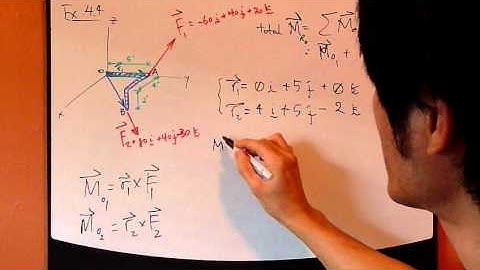 Engineering Statics Ch4 Part2: Example - Moment