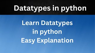datatypes in python | python for beginners in nepali