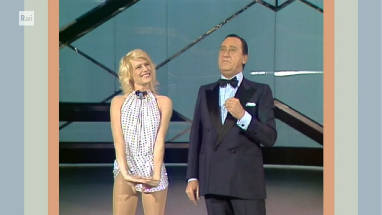 Alberto Sordi e Heather Parisi imitano Stanlio e Ollio