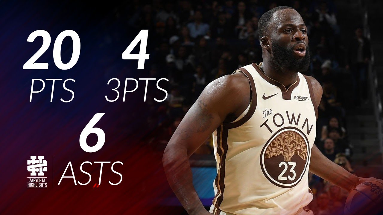 Draymond Green 20 pts 4 threes 6 asts vs Hornets 25/26 season