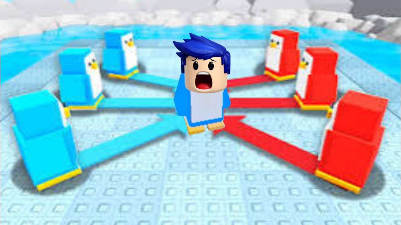 Eu sou pinguim eu tenho que derrubar os pinguins ( knockout )