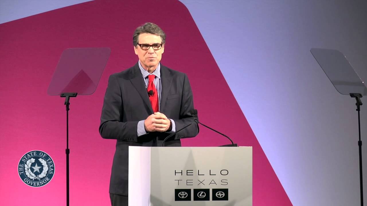 Gov. Perry Welcomes Toyota Headquarters to North Texas