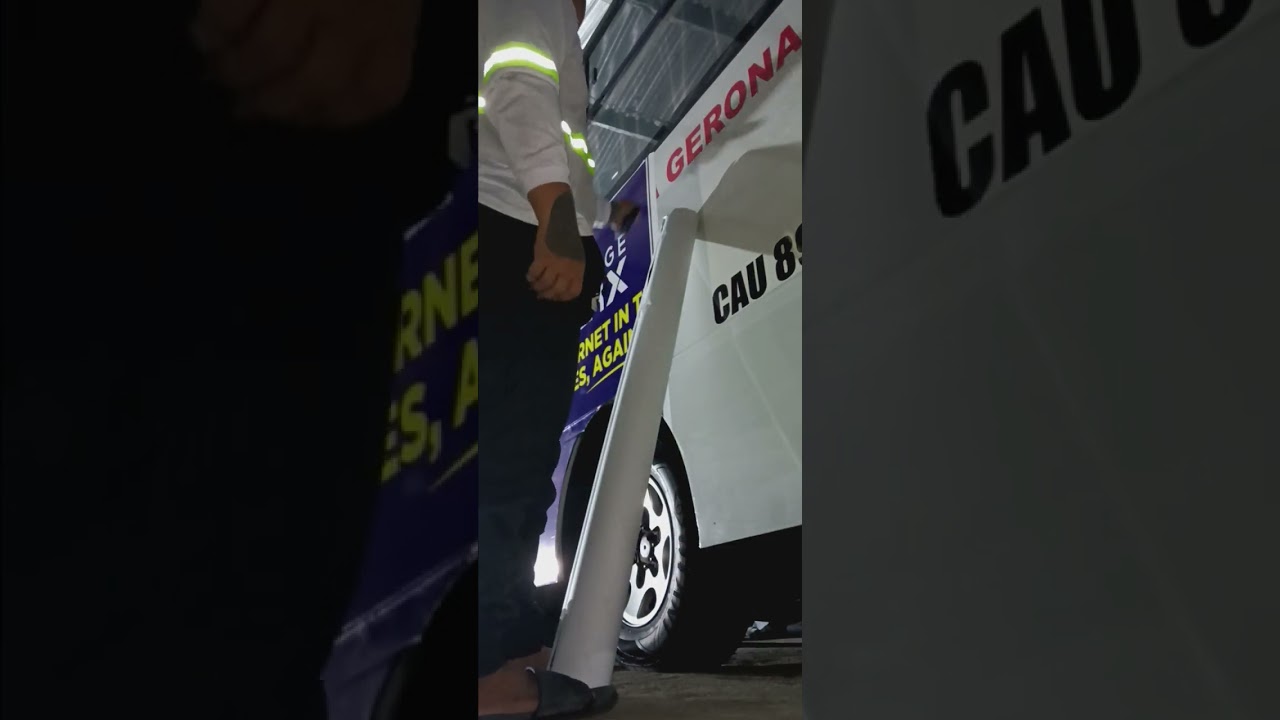 sticker installation Van wrap