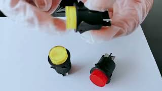 Diameter 21mm Soken Plastic Push Button Switch On Off