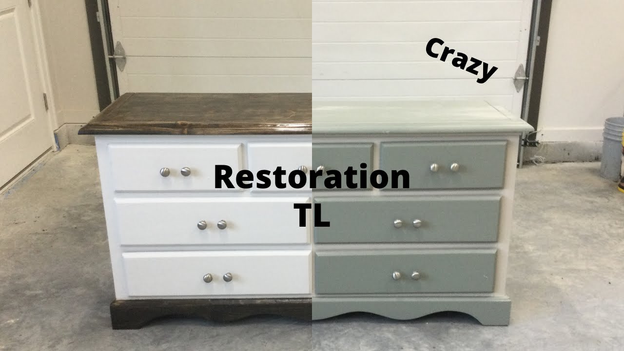 Old Dresser Restoration TL YouTube
