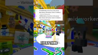 Want free stuff in Bee Swarm Simulator? Use these codes FAST #roblox #beeswarmsimulator #shorts