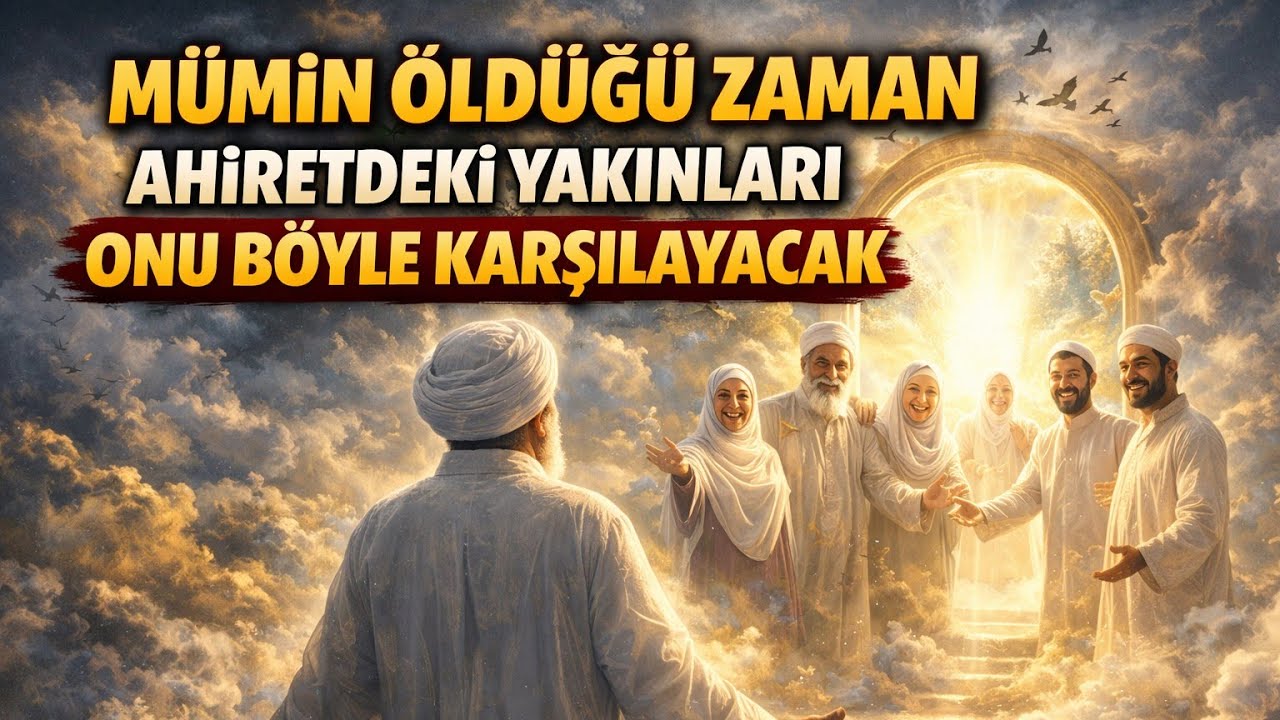 MÜMİN ÖLDÜĞÜ ZAMAN AHİRETDEKİ YAKINLARI ONU BÖYLE KARŞILAYACAK - KABİR VE AHİRET HAYATI