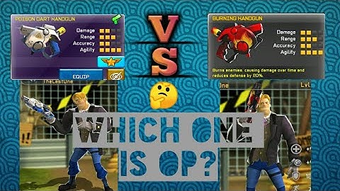 "BURNING HANDGUN VS POISON DART HANDGUN" Which One Is OP? || Respawnables