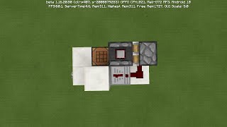 [Tutorial] Smallest Hidden Crafting Bench V3 in MCBE (32Blocks)