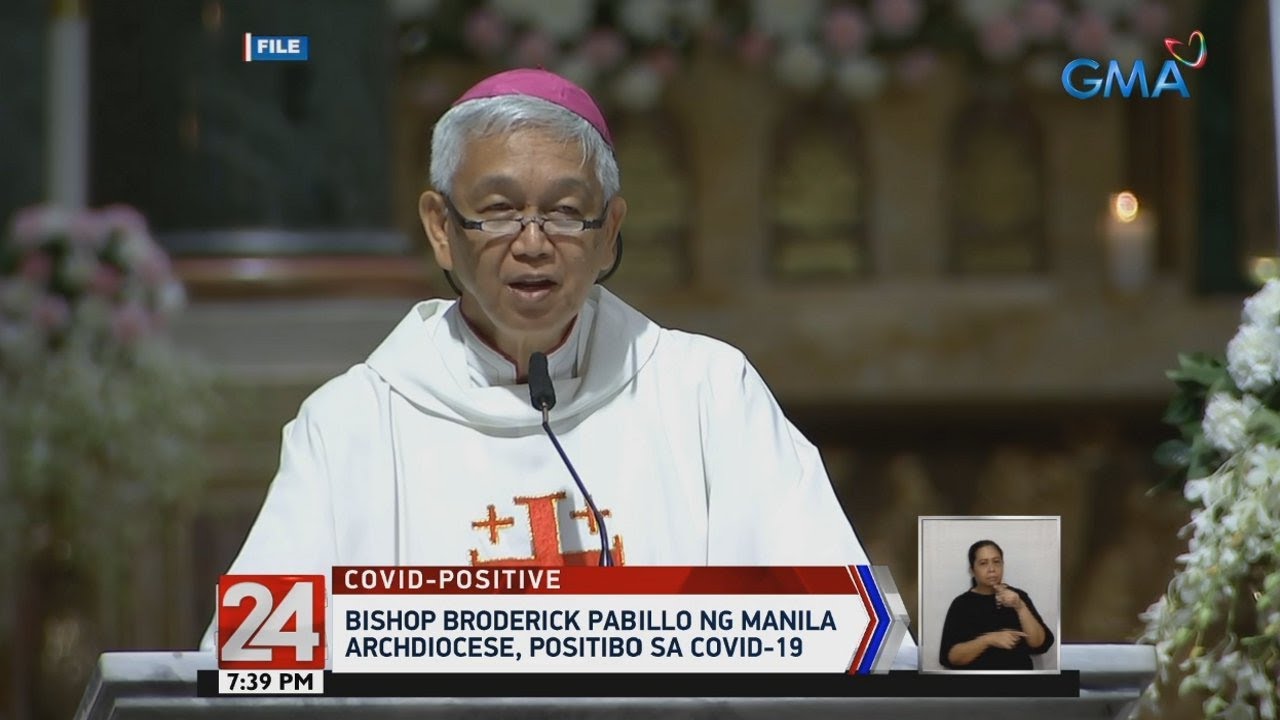 24 Oras Broderick Pabillo ng Manila Archdiocese, positibo sa