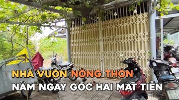 Ms 0444 Nhà vườn gần 600 m căn góc xã Phước Hậu Cần Giuộc Long An