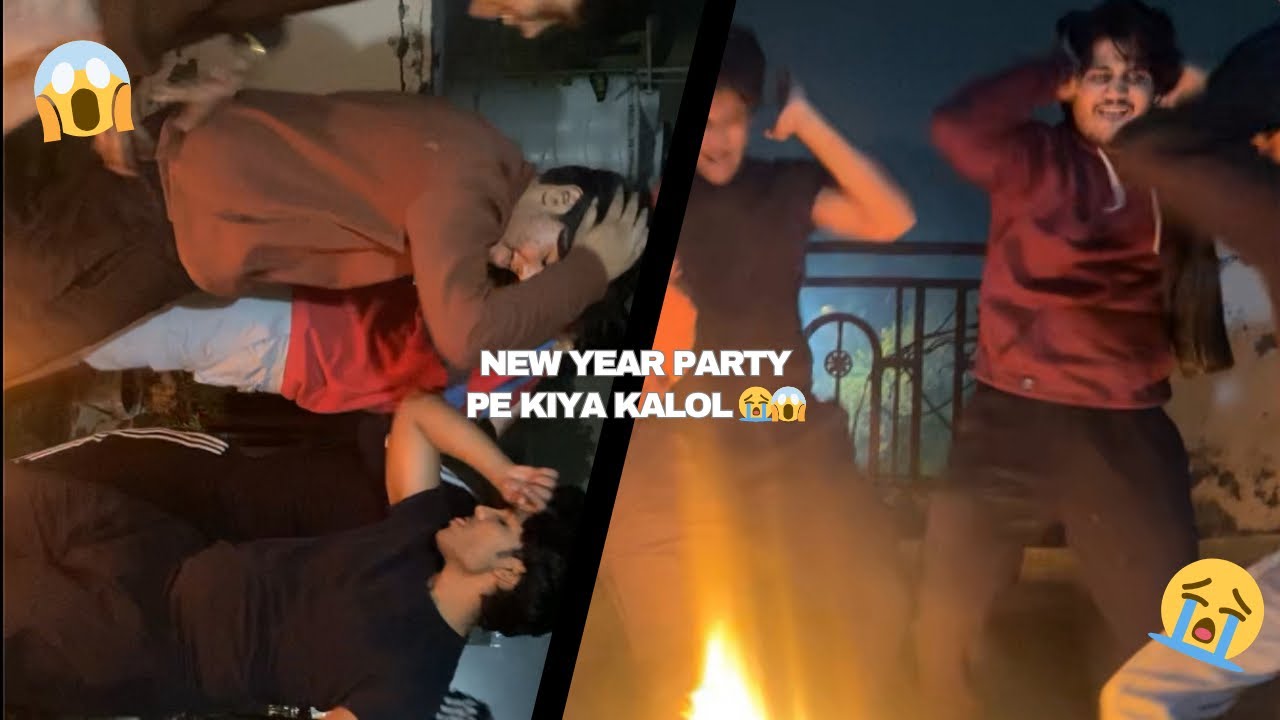 HAPPY NEW YEAR🥳| FIRST VLOG OF 2025| NEW PARTY UNCUT FUN 🔥 - YouTube