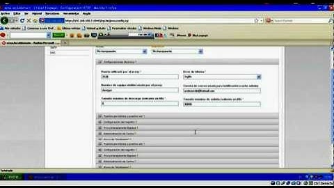 configuracion de un proxy Endian