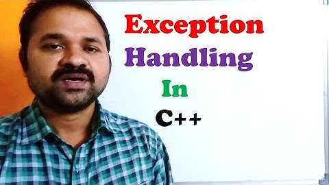 Exception Handling in C++ || try, throw and catch keywords in CPP