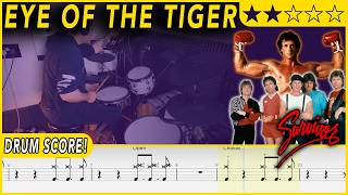Eye of the Tiger - Survivor | DRUM SCORE Sheet Music | #720 DRUMSCRIBE