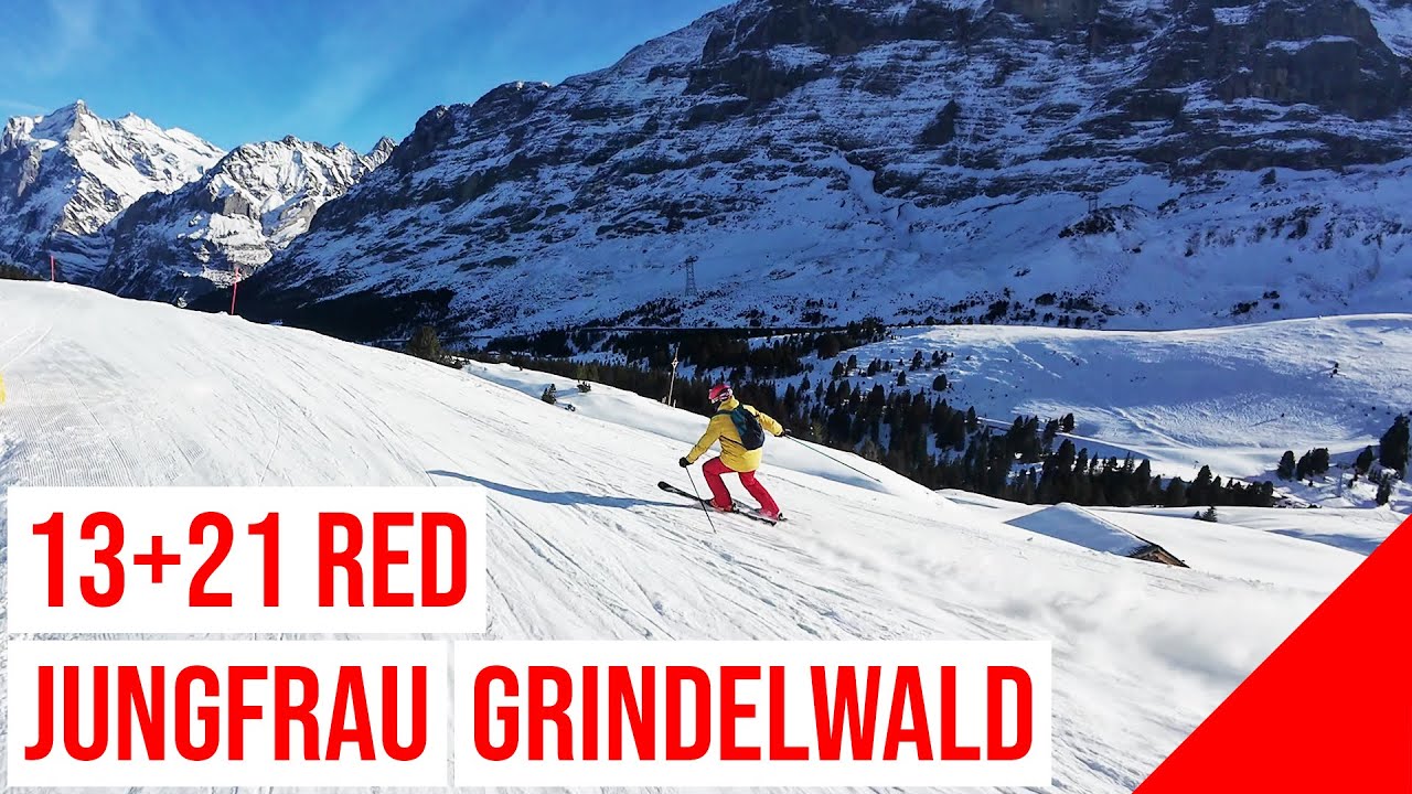 Jungfrau Grindelwald 13+21 🔴 RED (Honegg - Tschuggen) #1 🇨🇭