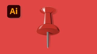 PIN ILLUSTRATION - Adobe Illustrator Tutorial