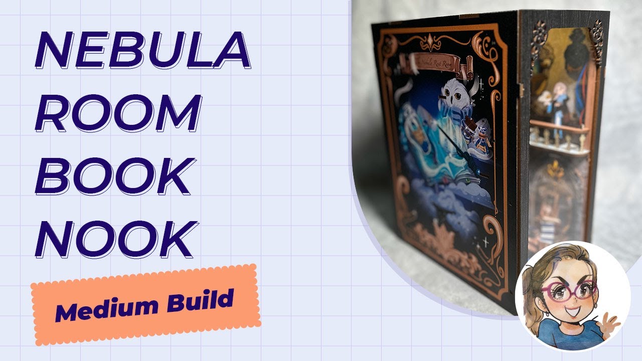 Cluease DIY Book Nook Kit (Nebula Common Room)