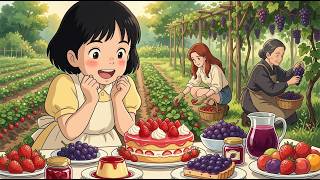 A Peaceful Strawberry Grape Season In Ghibli Style Japanese Countryside Cooking Asmr Vlog