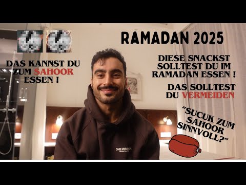 Ramadan - Is sucuk good with sahor? These are the snacks you should eat! What NOT to eat with sah...